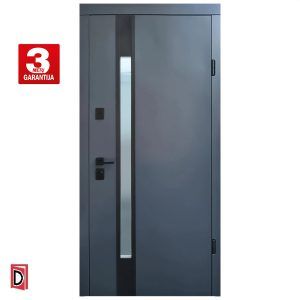 Lauko durys Rio Smart antracitas