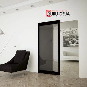 Stumdomų durų sistema MAGIC 2 FRAME, su aliuminio rėmu